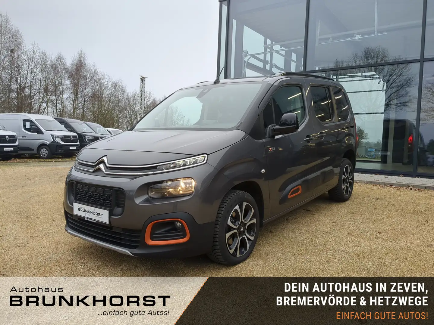 Citroen Berlingo 1.5 BlueHDi  Shine PDC+RFK+Navi Grau - 1