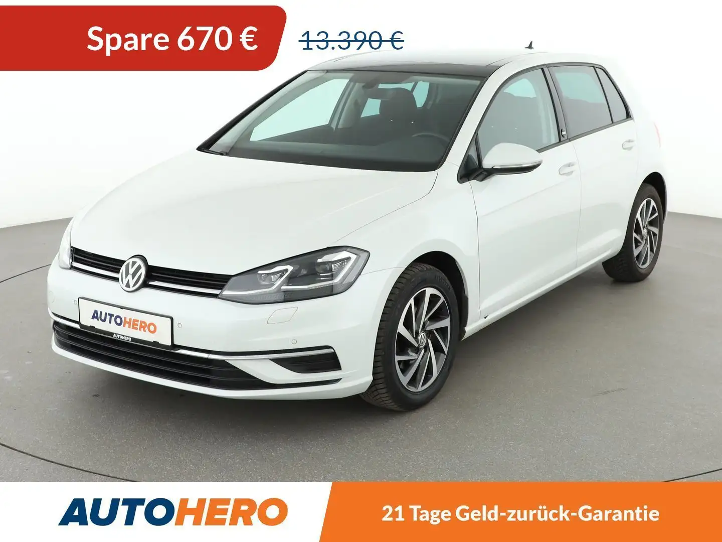 Volkswagen Golf 1.0 TSI Sound*APP*NAVI*LED*ACC*PDC* Weiß - 1