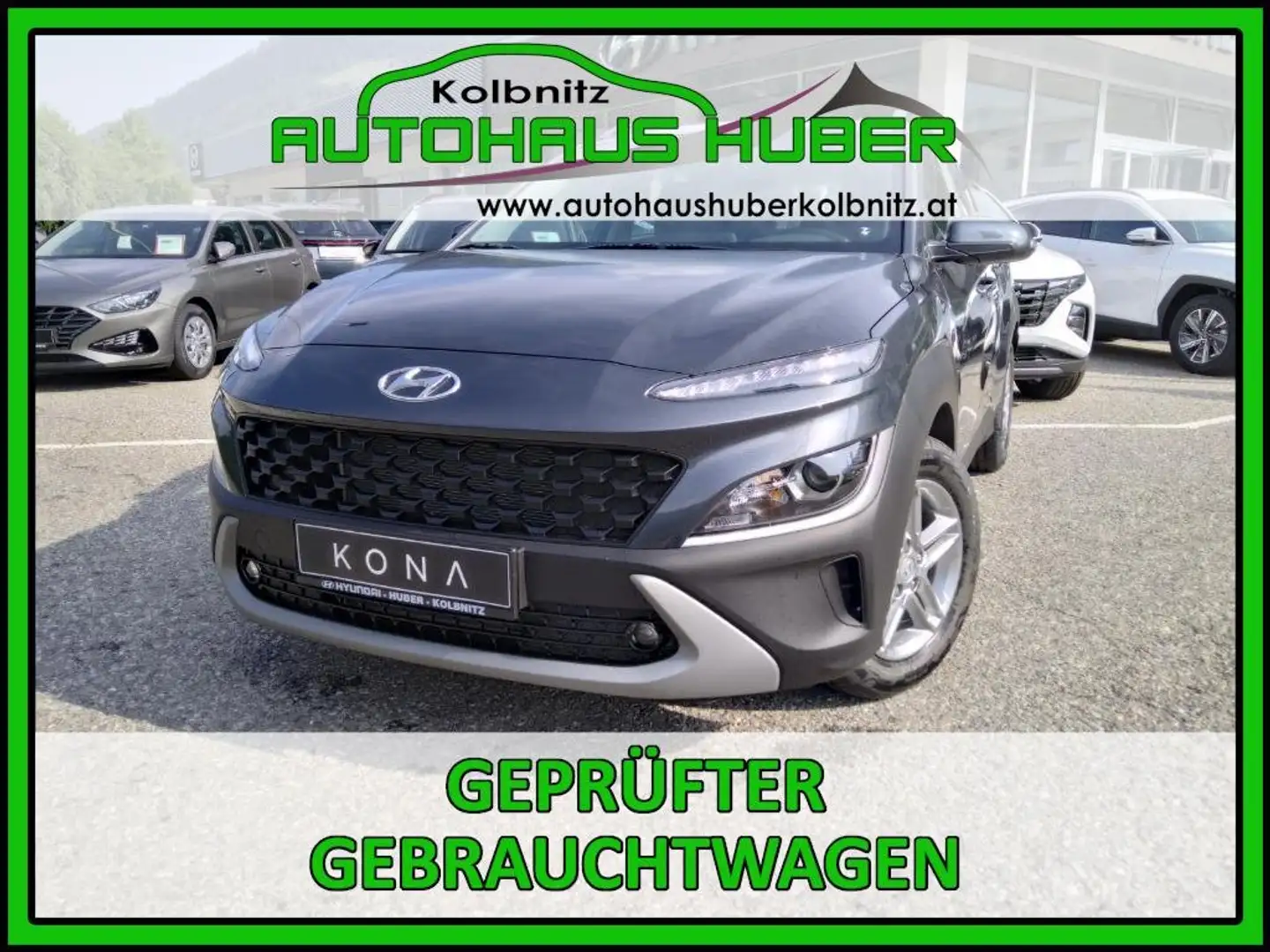 Hyundai KONA Smart Line 1,0 T-GDi 2WD Grau - 1