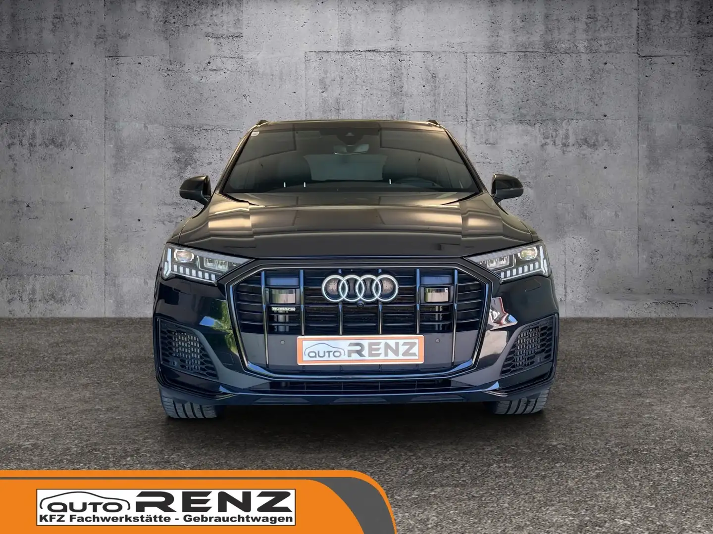 Audi Q7 55 TFSIe quattro S line, Megaausstattung! Zwart - 2