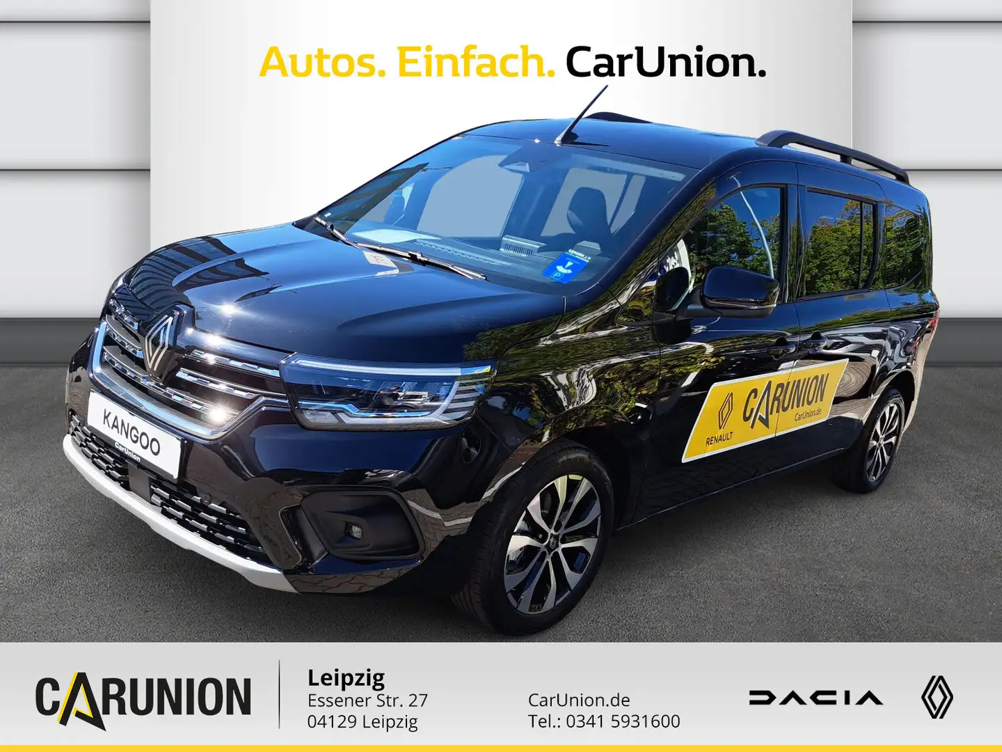 Renault Kangoo PKW GRAND TECHNO TCe 130 EDC 7 Sitzer Schwarz - 1