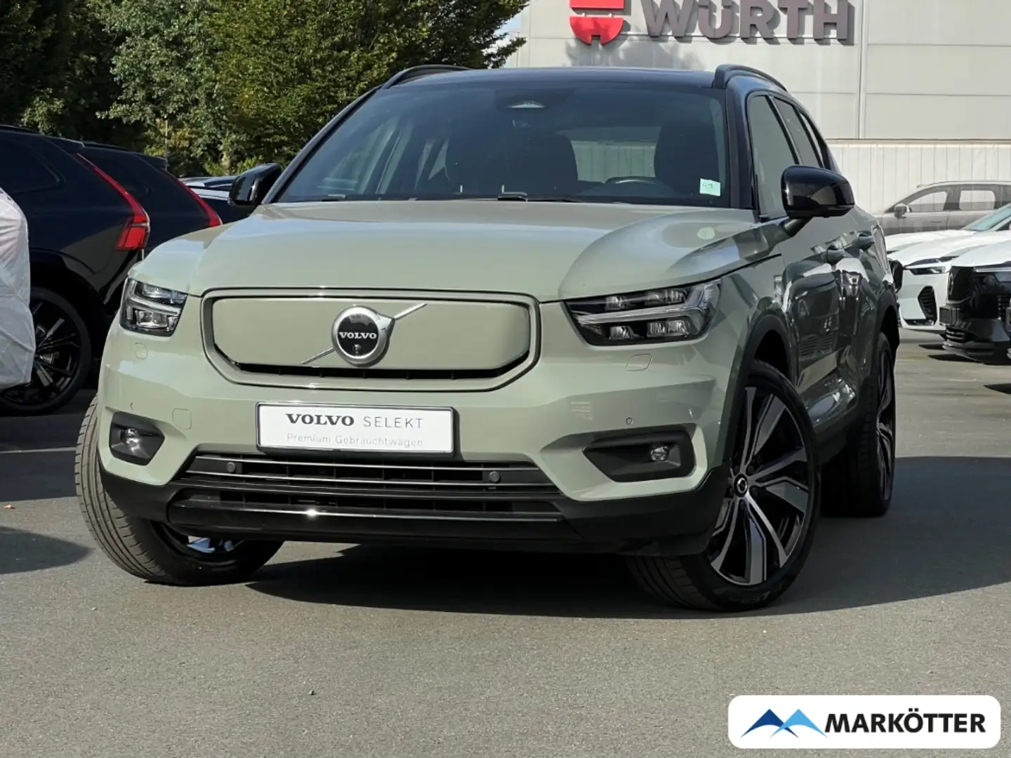 Volvo XC40 P8 Twin R Design Recharge AWD PANO/SHZ/LKHZ Vert - 1