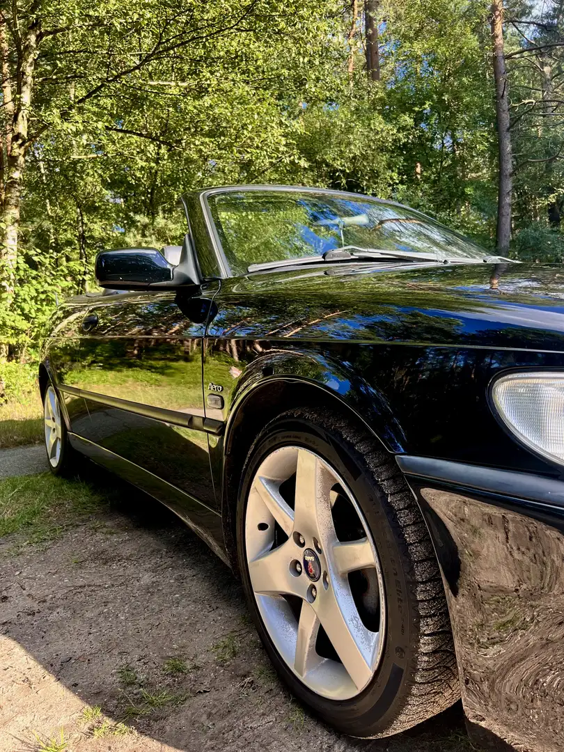 Saab 9-3 AERO 2.0i Turbo Cabrio Full Sport Package Zwart - 1