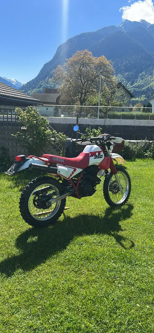 Yamaha XT 350 Wit - 2