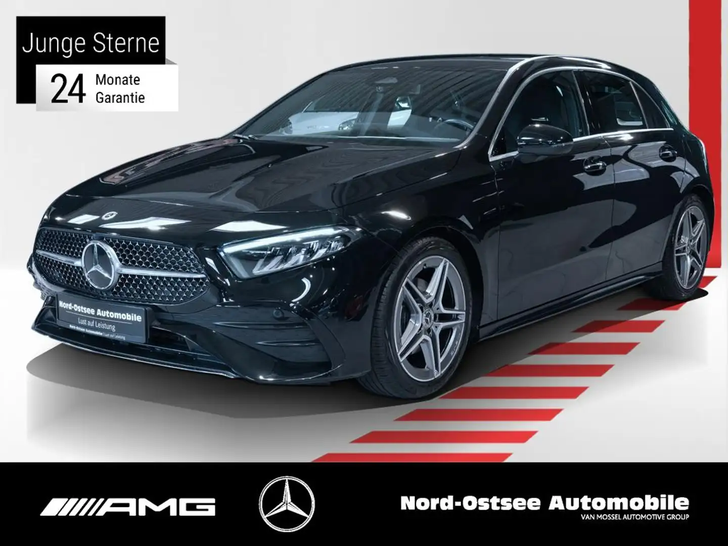 Mercedes-Benz A 200 AMG ADV.+ KAMERA LED KEYLESS MBUX DISTR. Noir - 1
