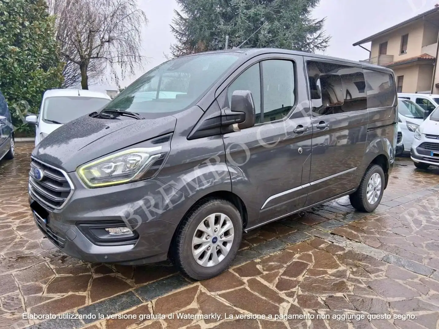 Ford Transit Custom 300 2.0 TDCi 130 PC Furgone Titanium Grigio - 2