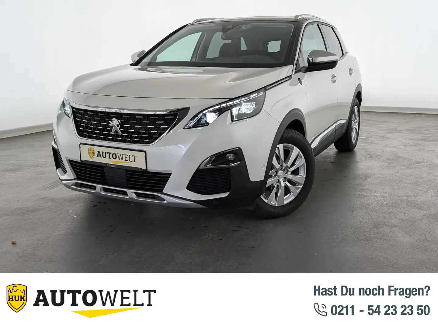 Peugeot 3008 3008 1.2 PureTech 130 Crossway LED+NAVI+PANO+SHZ Blanc - 1