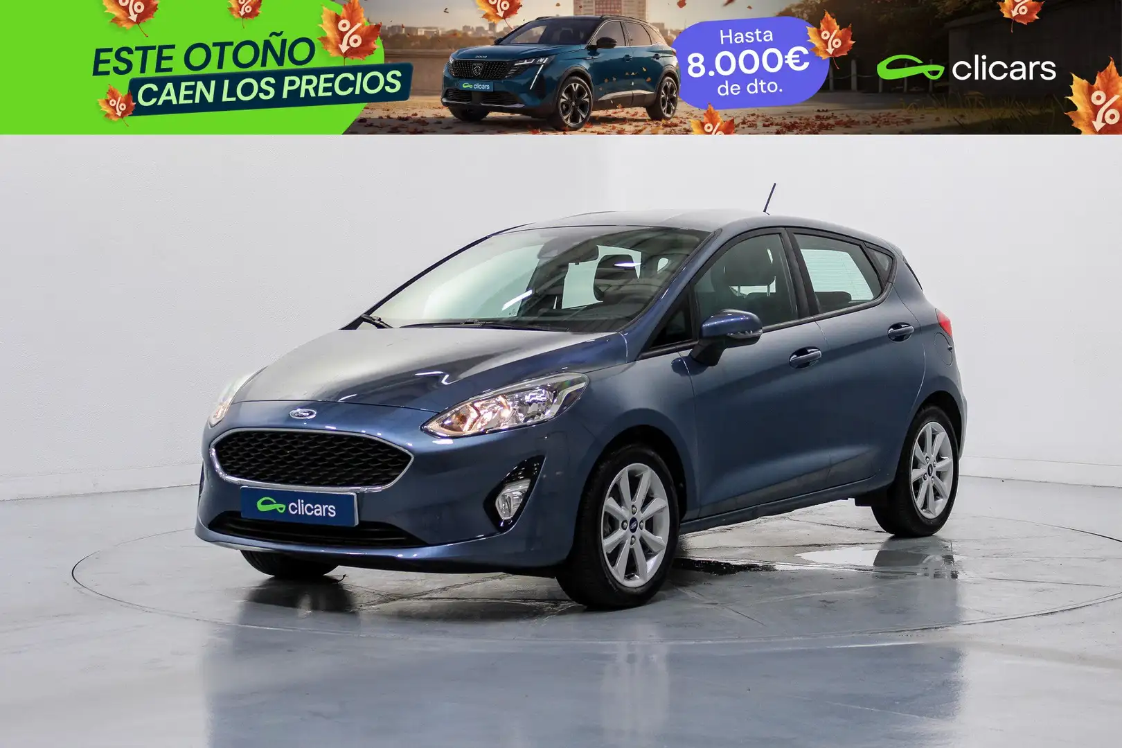 Ford Fiesta 1.1 Ti-VCT Trend Azul - 1
