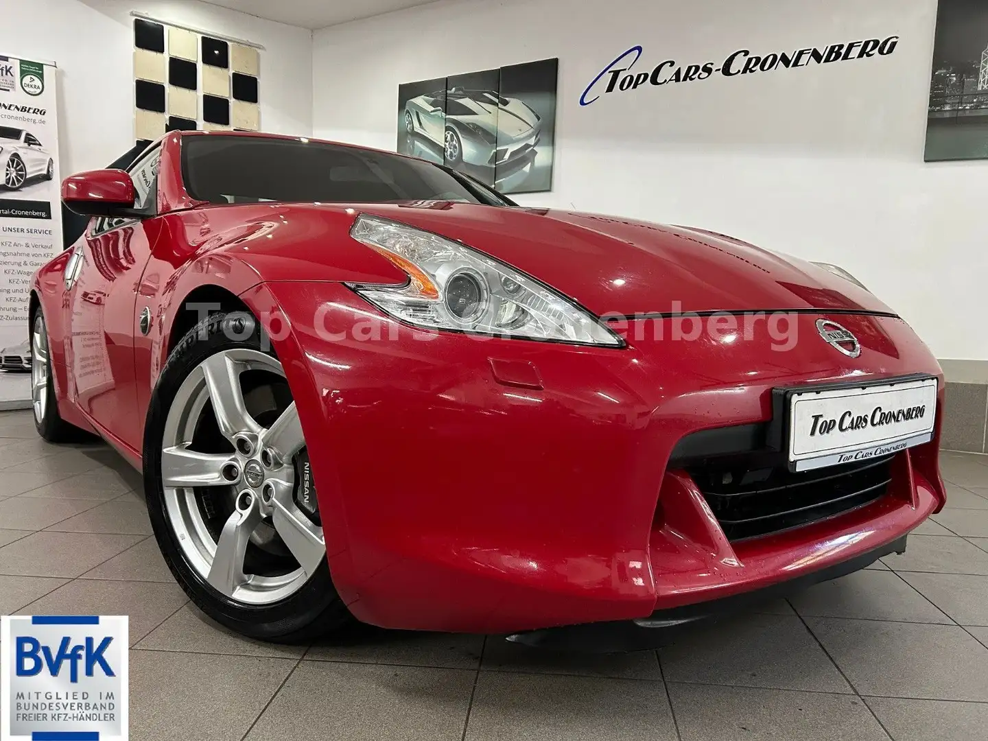 Nissan 370Z 370  Z 3.7 V6 Coupe*1.Hand*Bi-Xenon*el.Sitze* Rojo - 1