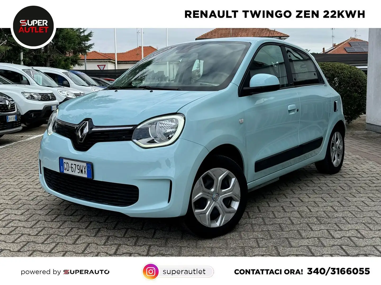 Renault Twingo Twingo 22 kWh Zen Blauw - 1