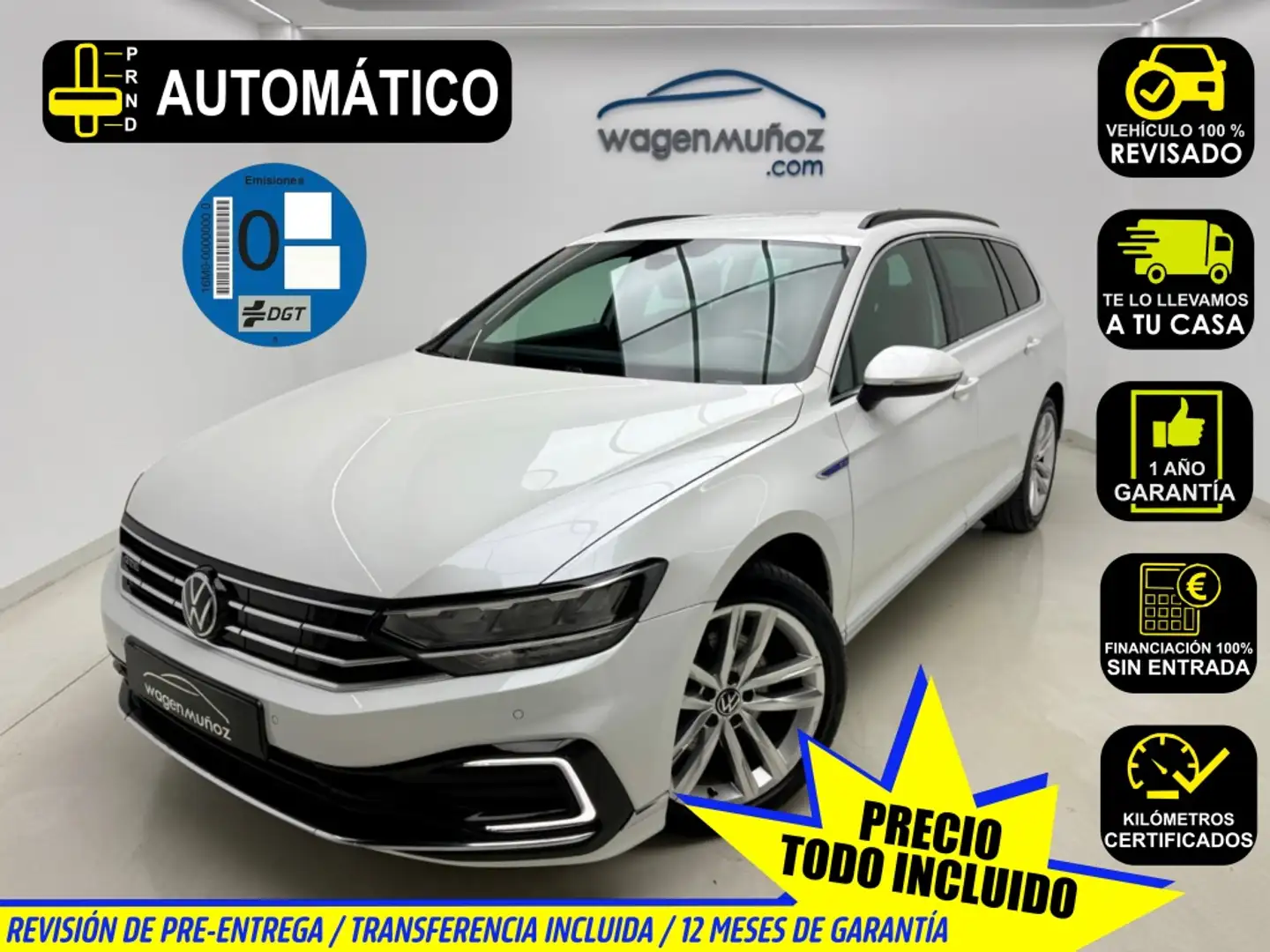 Volkswagen Passat Variant GTE 1.4 TSI e-Power Blanco - 1