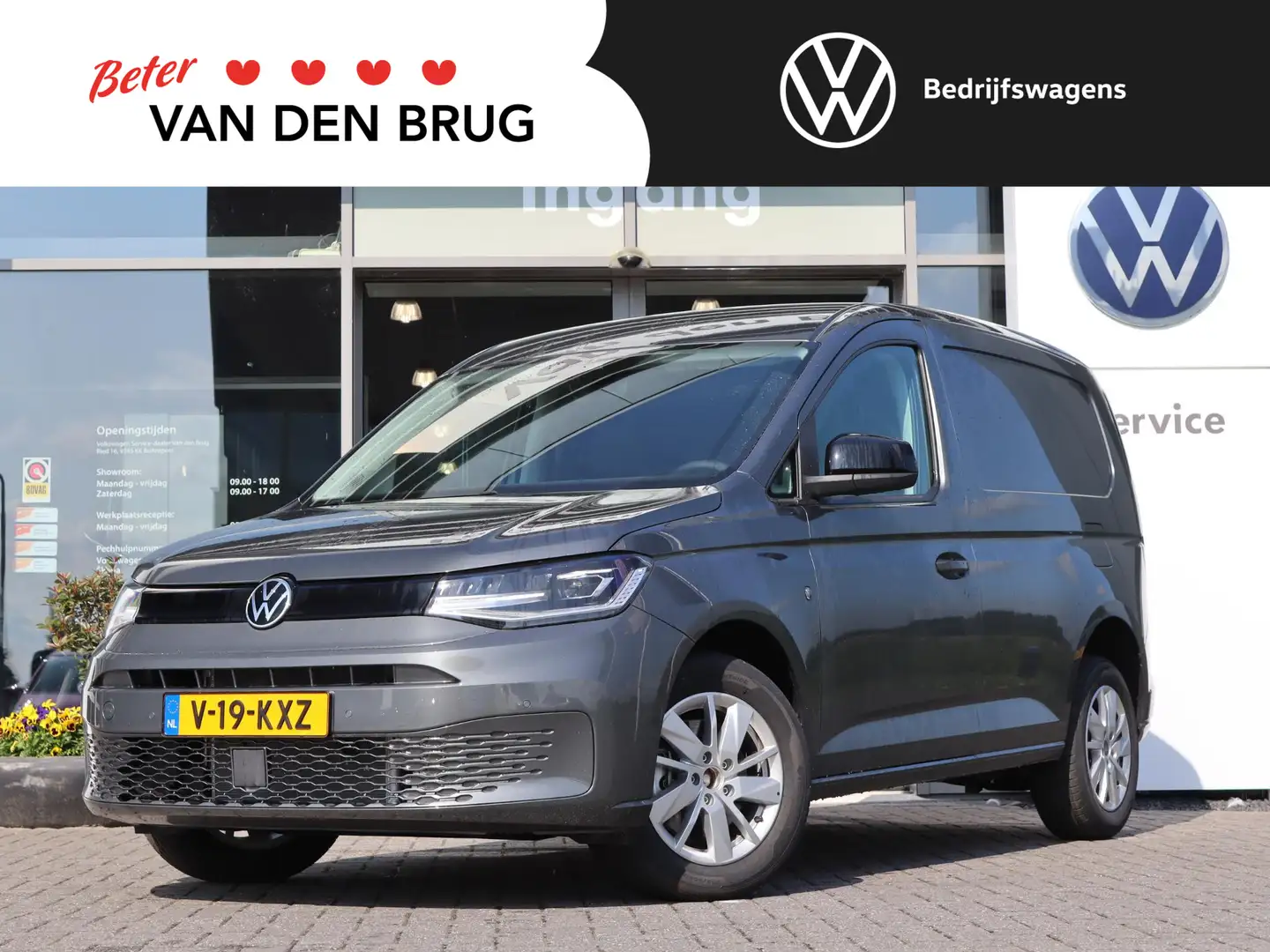Volkswagen Caddy Cargo 2.0 TDI 122pk DSG Style | LED | Digital cock Grijs - 1