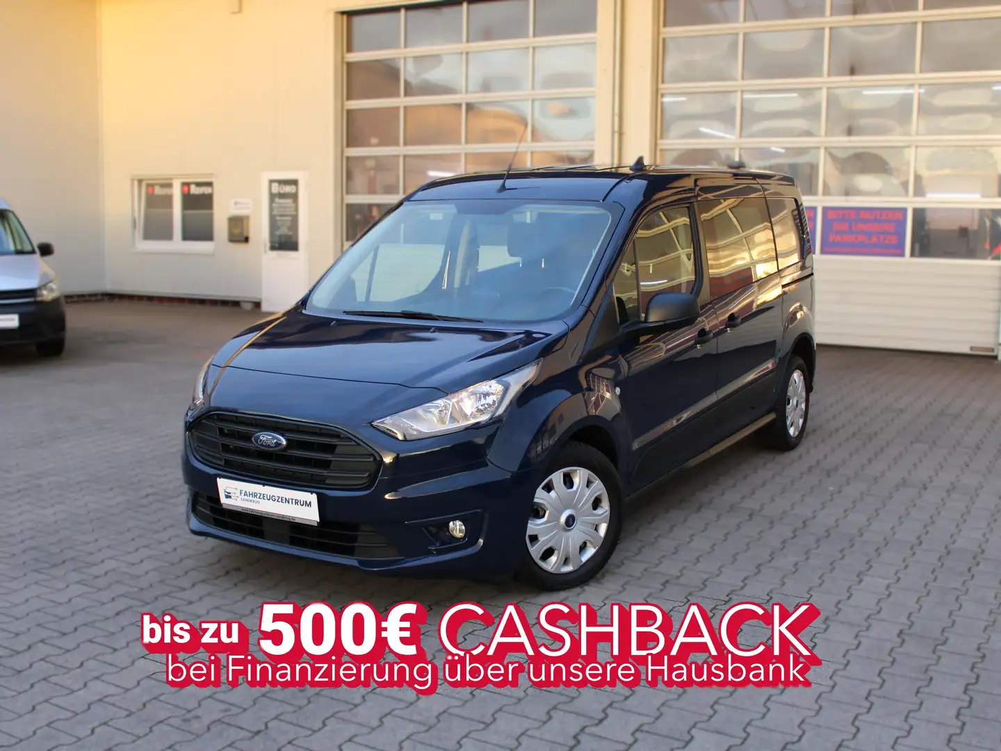 Ford Transit Connect KOMBI L2 1.HAND 5SITZE/KLIMA/SHZ/CAM/PDC Blau - 1