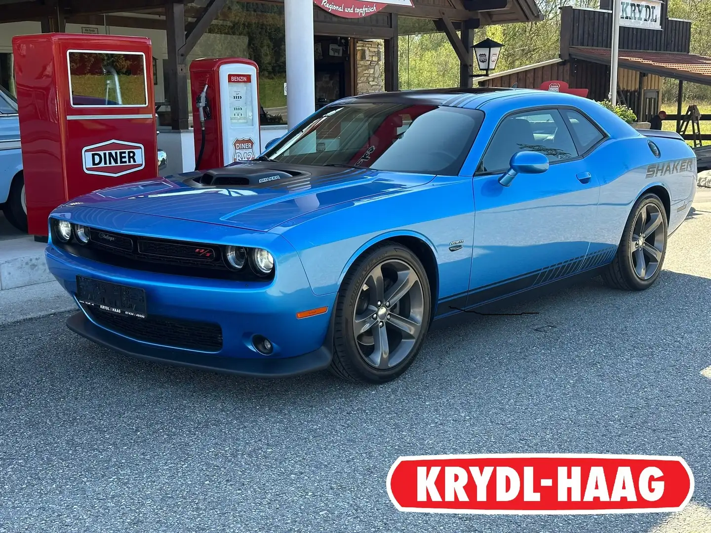 Dodge Challenger 5,7 Hemi V8 Aut. Shaker Blau - 1