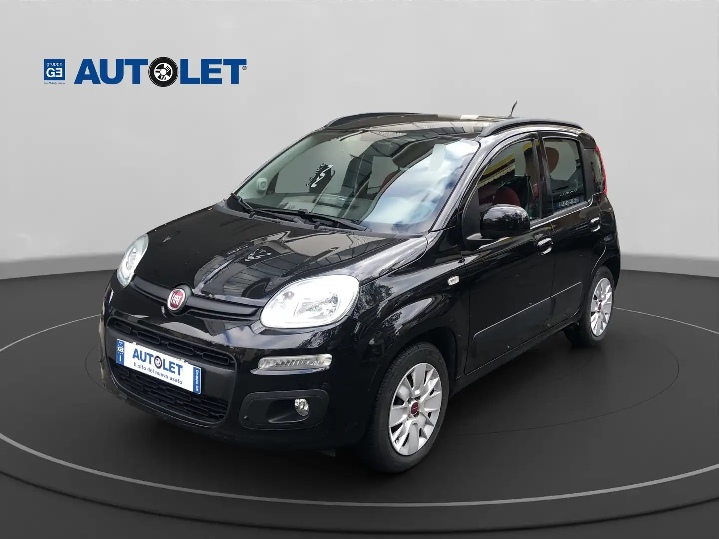 Fiat Panda Panda III 2012 1.2 Lounge 69cv E6 Nero - 1
