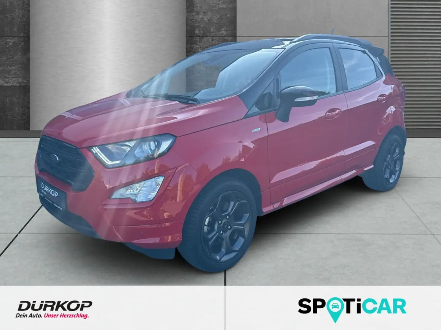 Ford EcoSport ST-Line 1.0 EcoBoost LED Alcantara Kamera SHZ LHZ Rouge - 1