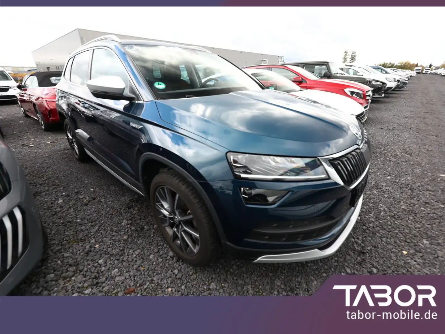 Skoda Karoq 1.5 TSI 150 DSG Scout LED Nav ACC eHk AHK Blau - 2