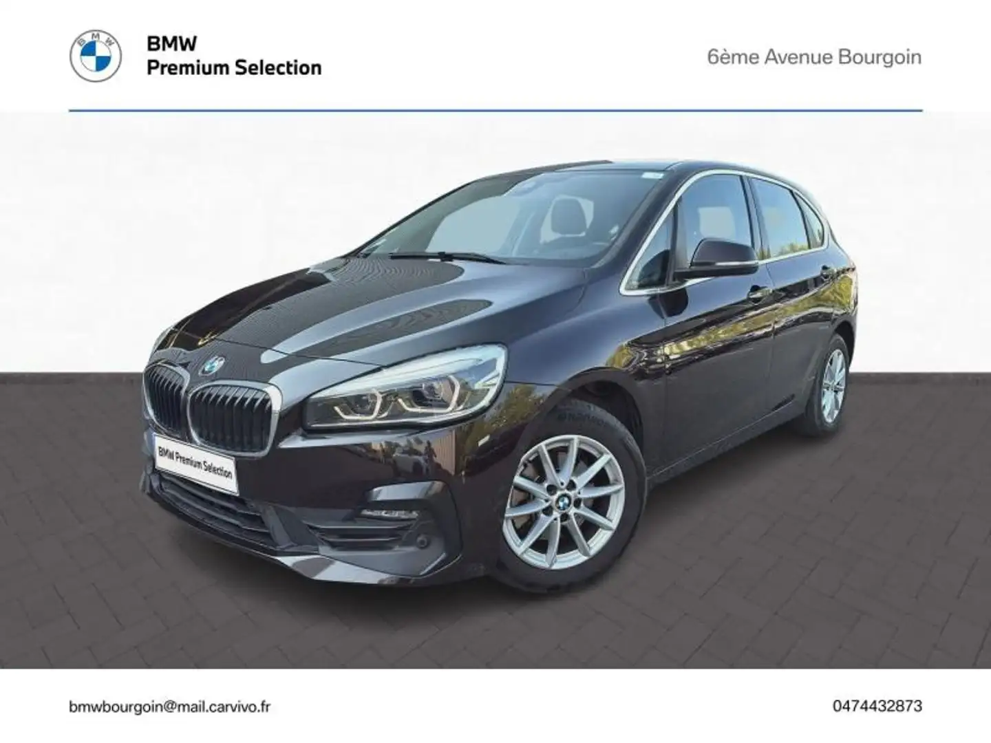 BMW 216 216dA 116ch  Business Design DKG7 Bruin - 1