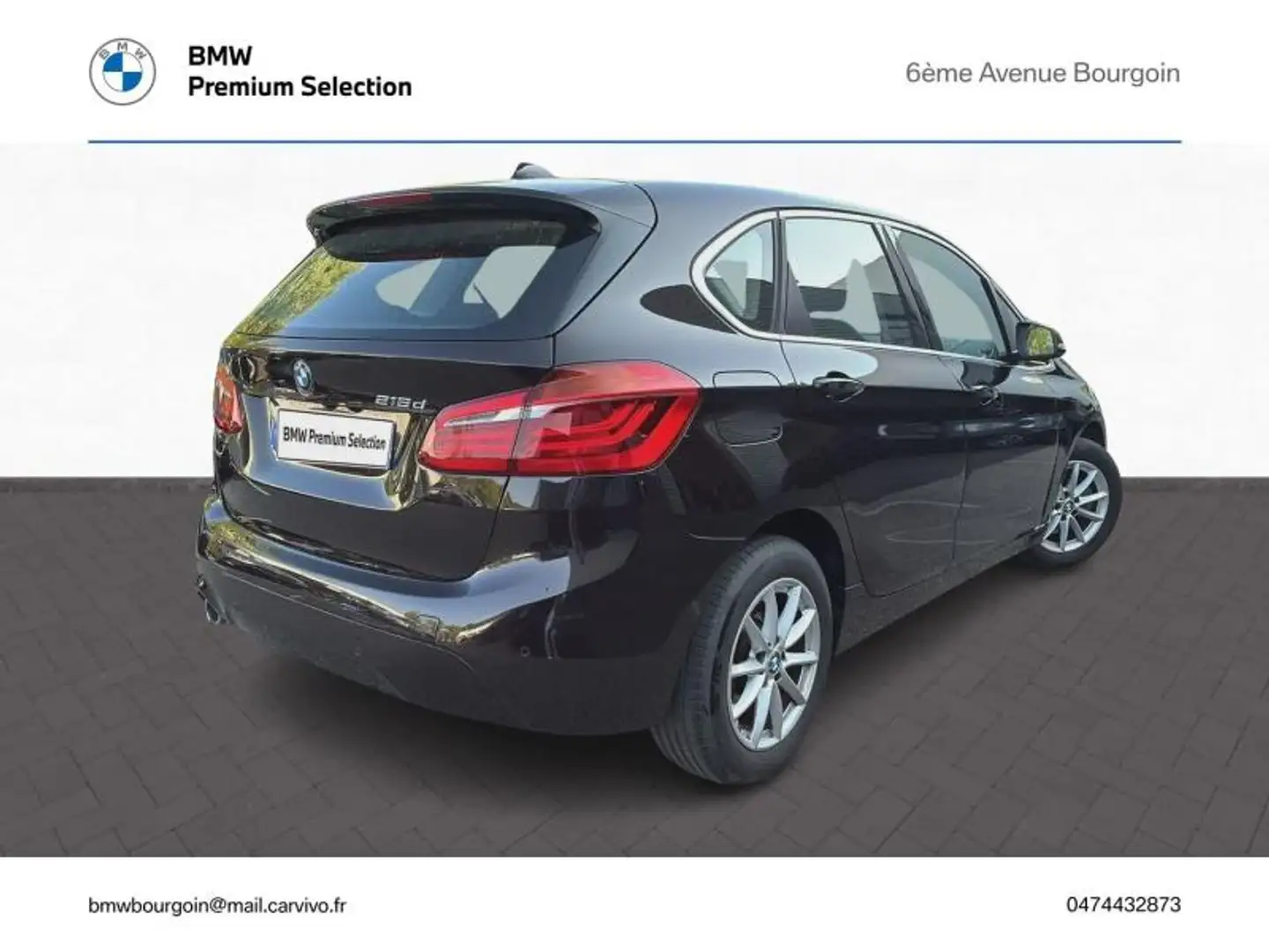 BMW 216 216dA 116ch  Business Design DKG7 Bruin - 2