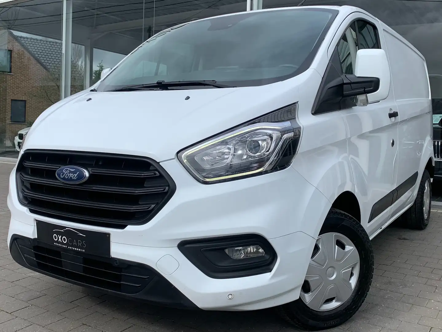 Ford Transit Custom 2.0 TDCI / 3 Places / Airco / Gps / Ecran / TVA / Blanc - 1