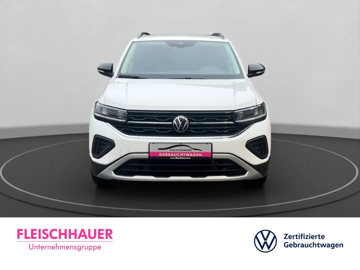 Volkswagen T-Cross 1.0 TSI Life GOAL Navi Sitzhz LED App-Connect Weiß - 2