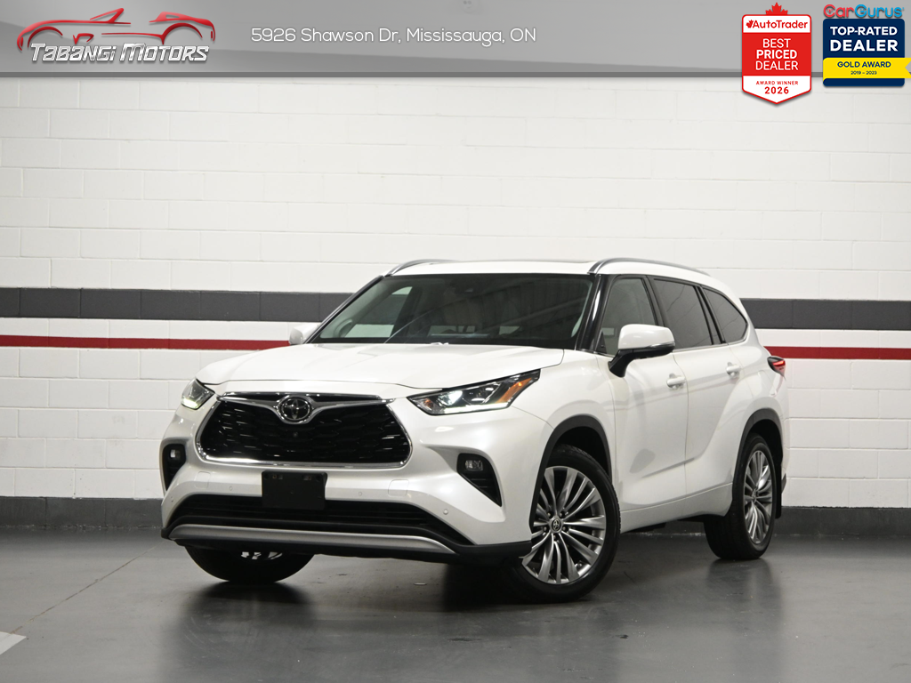 2021 Toyota Highlander Platinum No Accident JBL 360CAM HUD Panoramic Roo