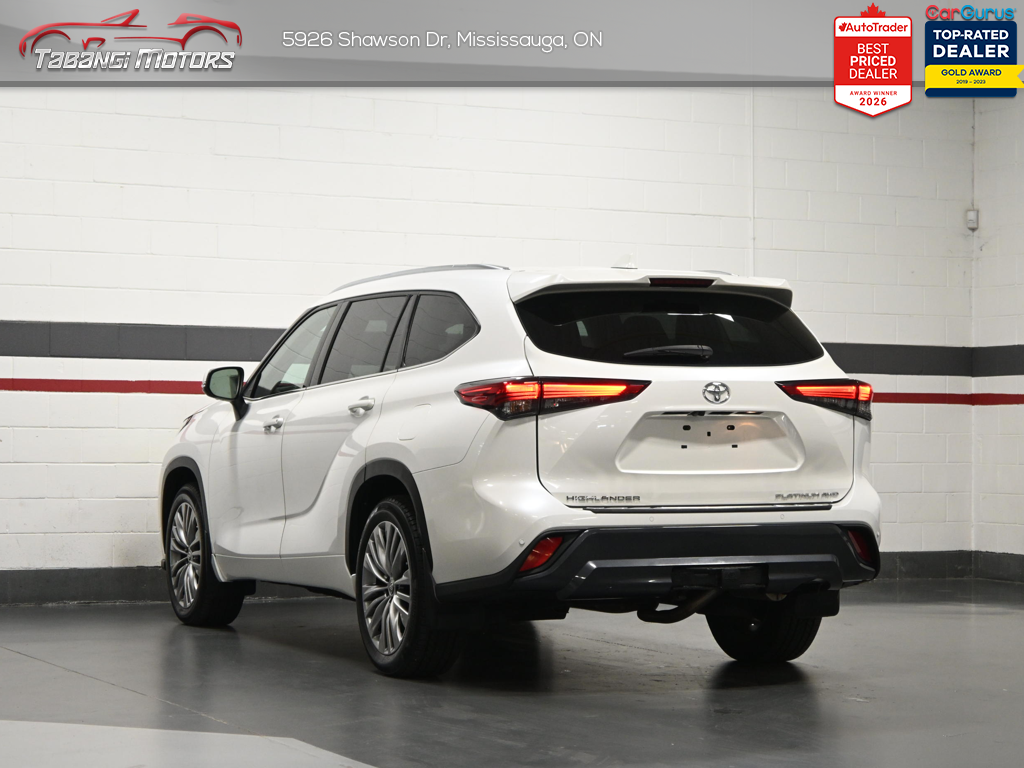 2021 Toyota Highlander Platinum No Accident JBL 360CAM HUD Panoramic Roo