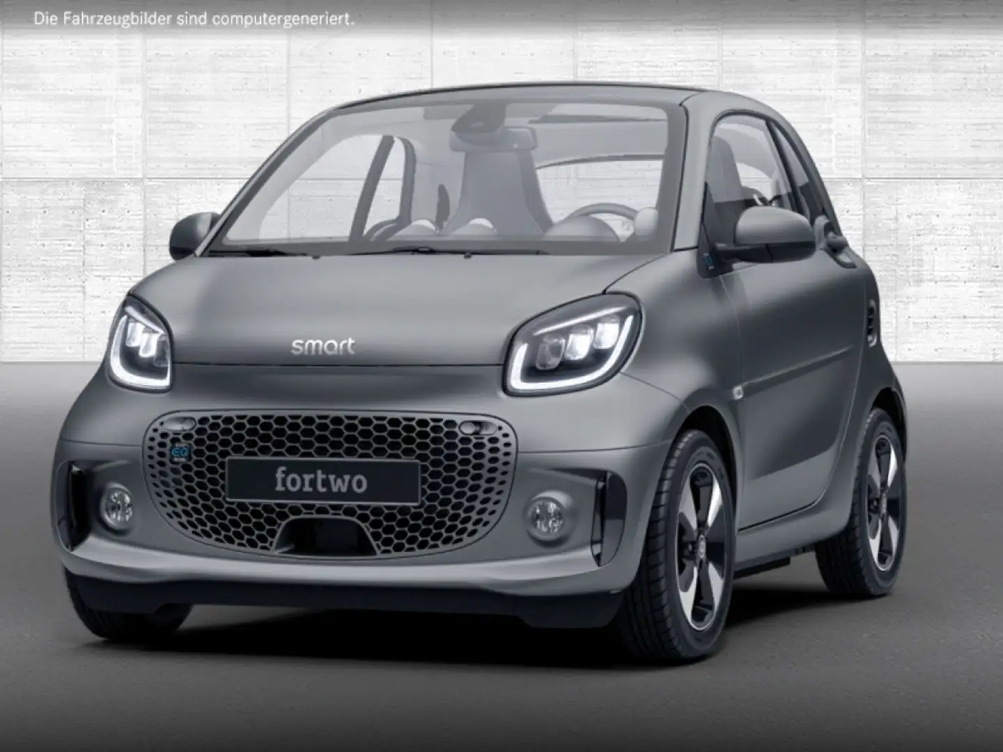 smart forTwo EQ 60kWed passion SHZ Pano PDC+Kamera Klima Grau - 2