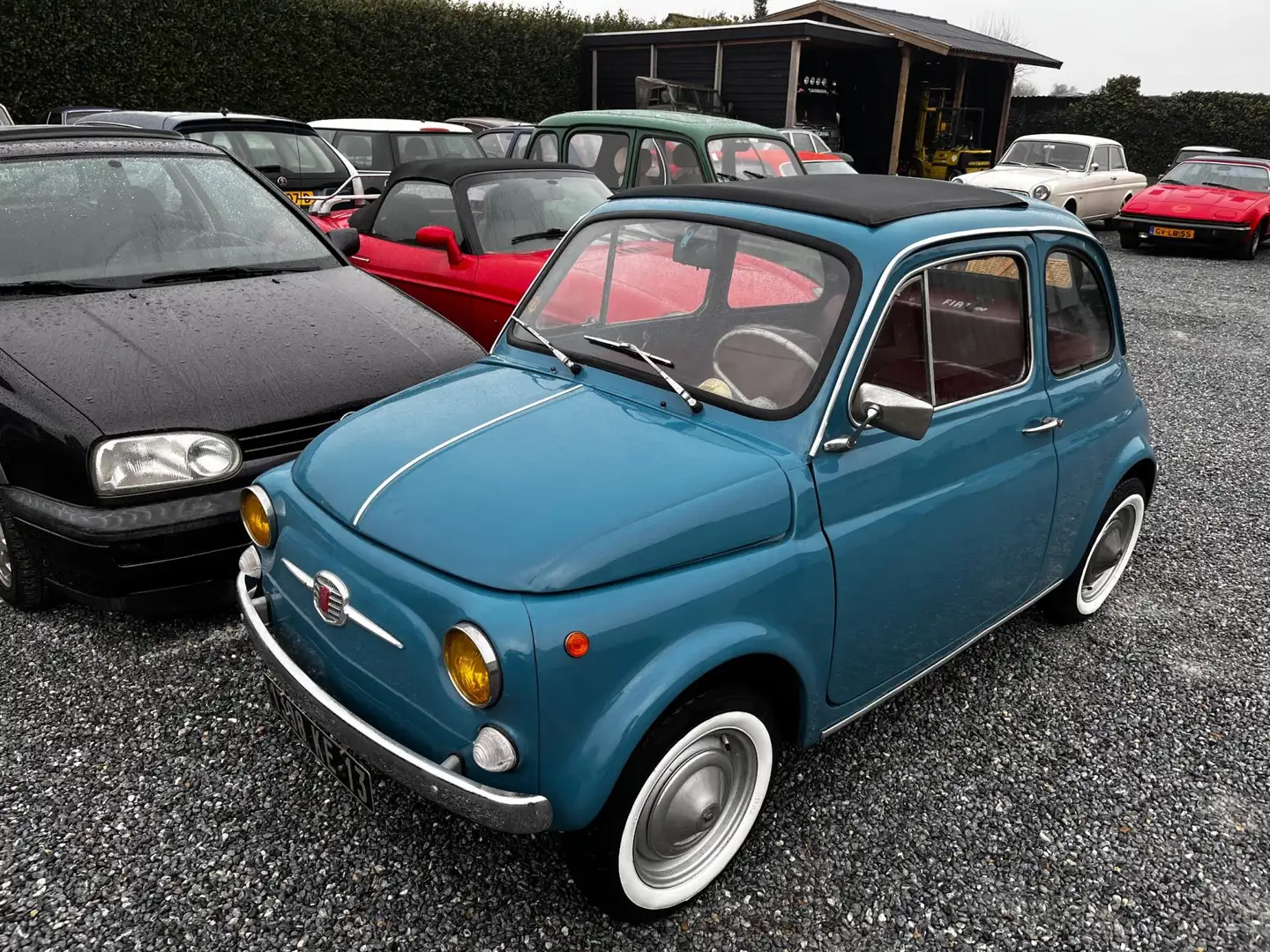 Fiat 500 F Blau - 1