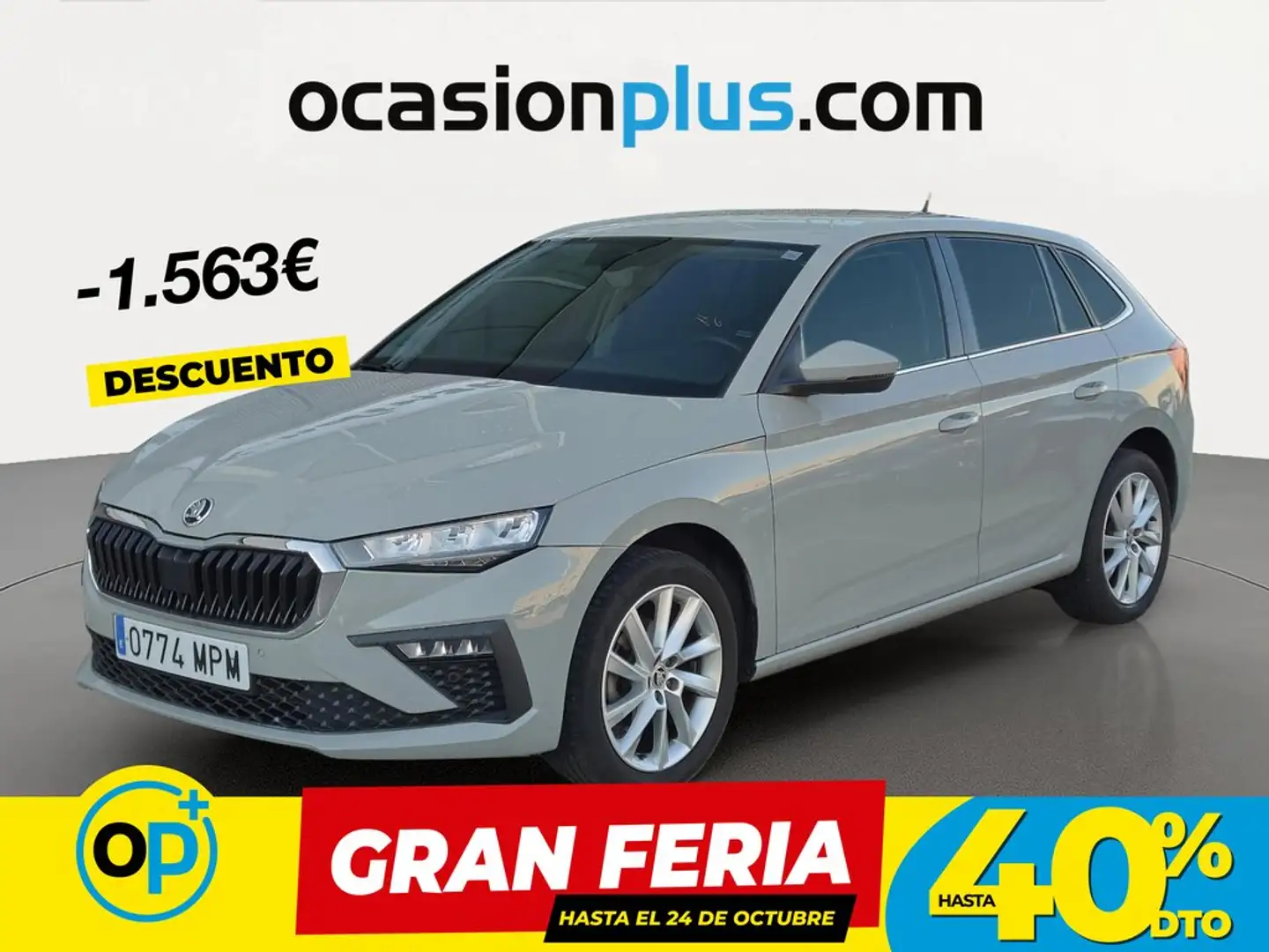 Skoda Scala 1.0 TSI Selection 85kW Gris - 1