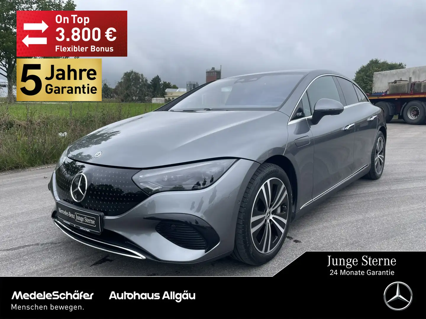 Mercedes-Benz EQE 300 EQE 300 ElectricART AHK Sitzklima HA-Lenk NP84 Grigio - 1