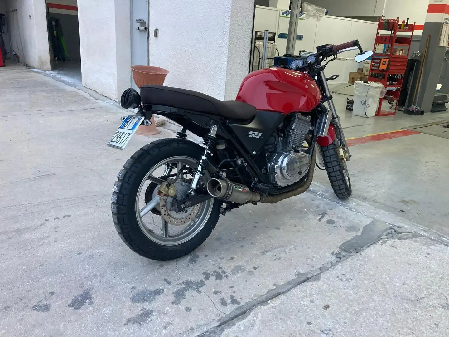 Honda CB 500 scrambler Rojo - 2