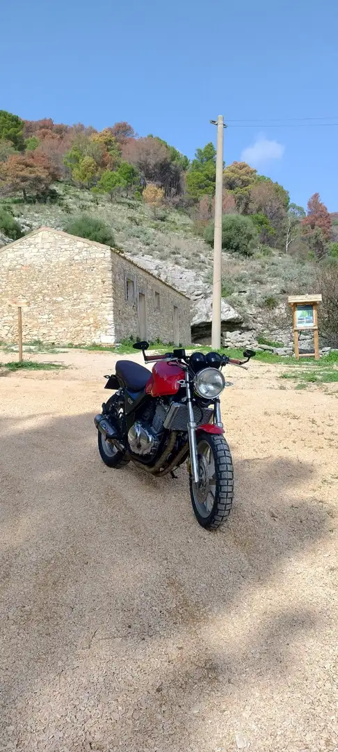 Honda CB 500 scrambler Rojo - 1