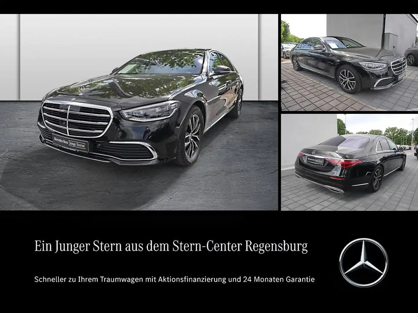 Mercedes-Benz S 500 4M Limousine PANO+MASSAGE+HUD+DIST.+Burm4D Black - 1