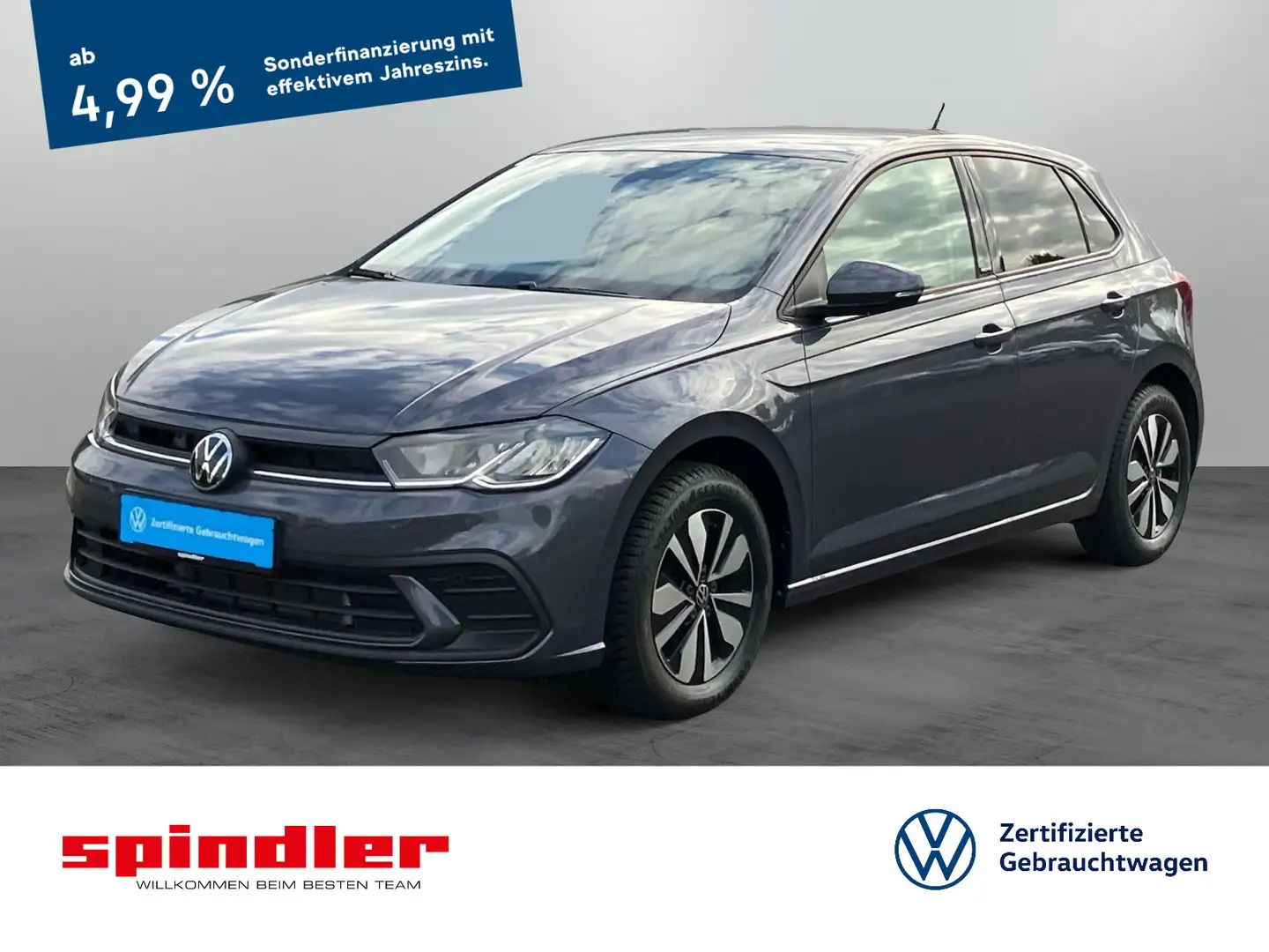 Volkswagen Polo Move 1.0 TSI DSG / IQ.Drive, App, LED, RFK Grau - 1