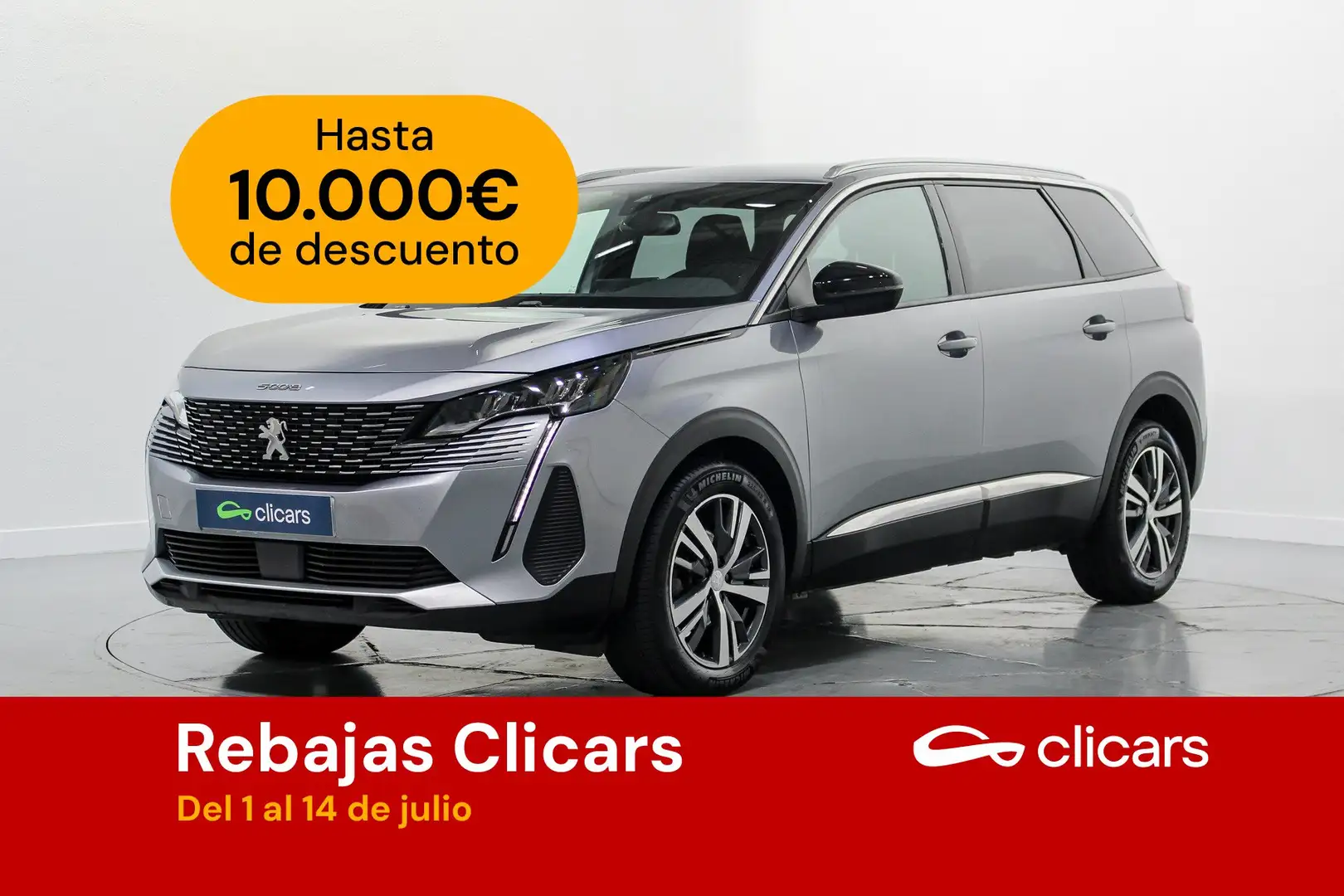 Peugeot 5008 1.2 PureTech S&S Allure Pack 130 Plateado - 1