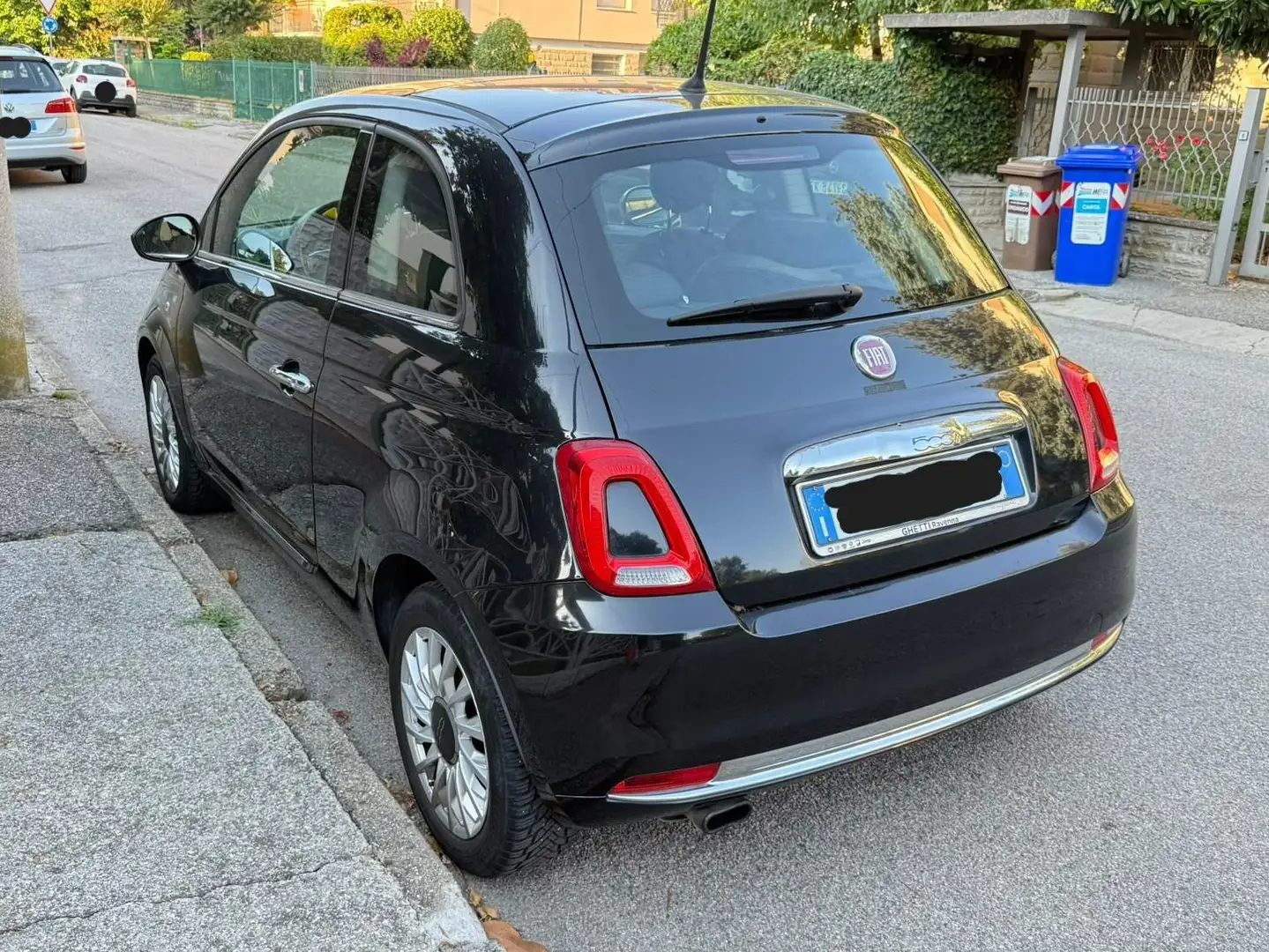 Fiat 500 500 III 2015 1.2 Lounge 69cv Nero - 2