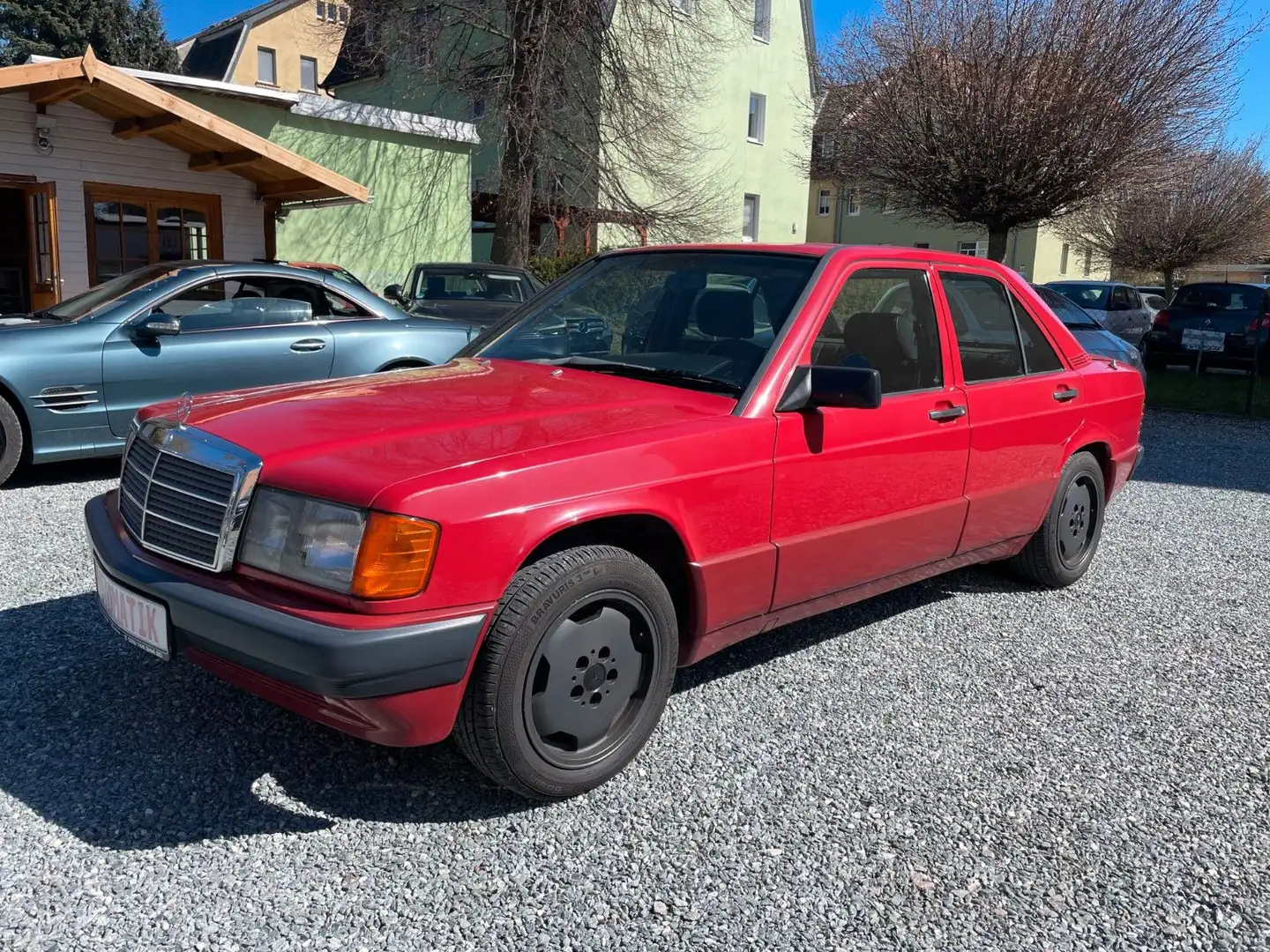 Mercedes-Benz 190 H-KENZEICHEN NEU TÜV Rojo - 1