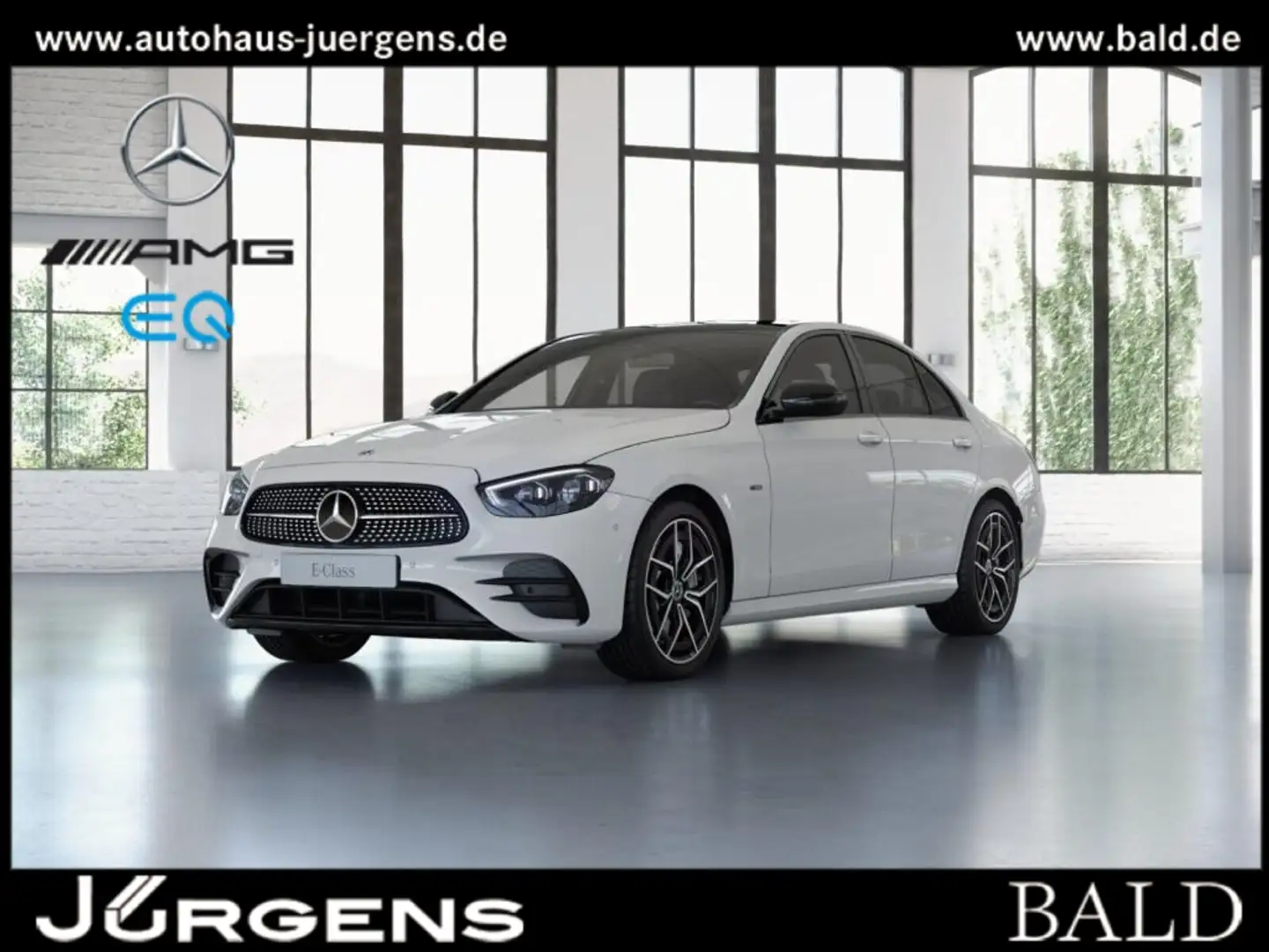 Mercedes-Benz E 300 de AMG-Sport/MLB/Pano/Night/Totw/Keyl/Cam Blanc - 1