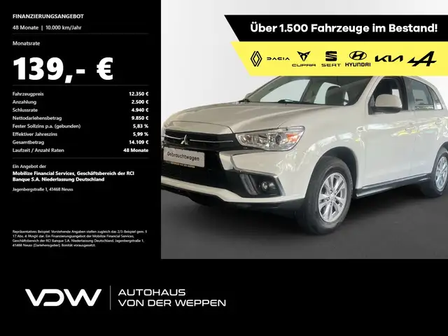 Mitsubishi ASX Diamant Edition+ 2WD Klima Xenon Fenster el.