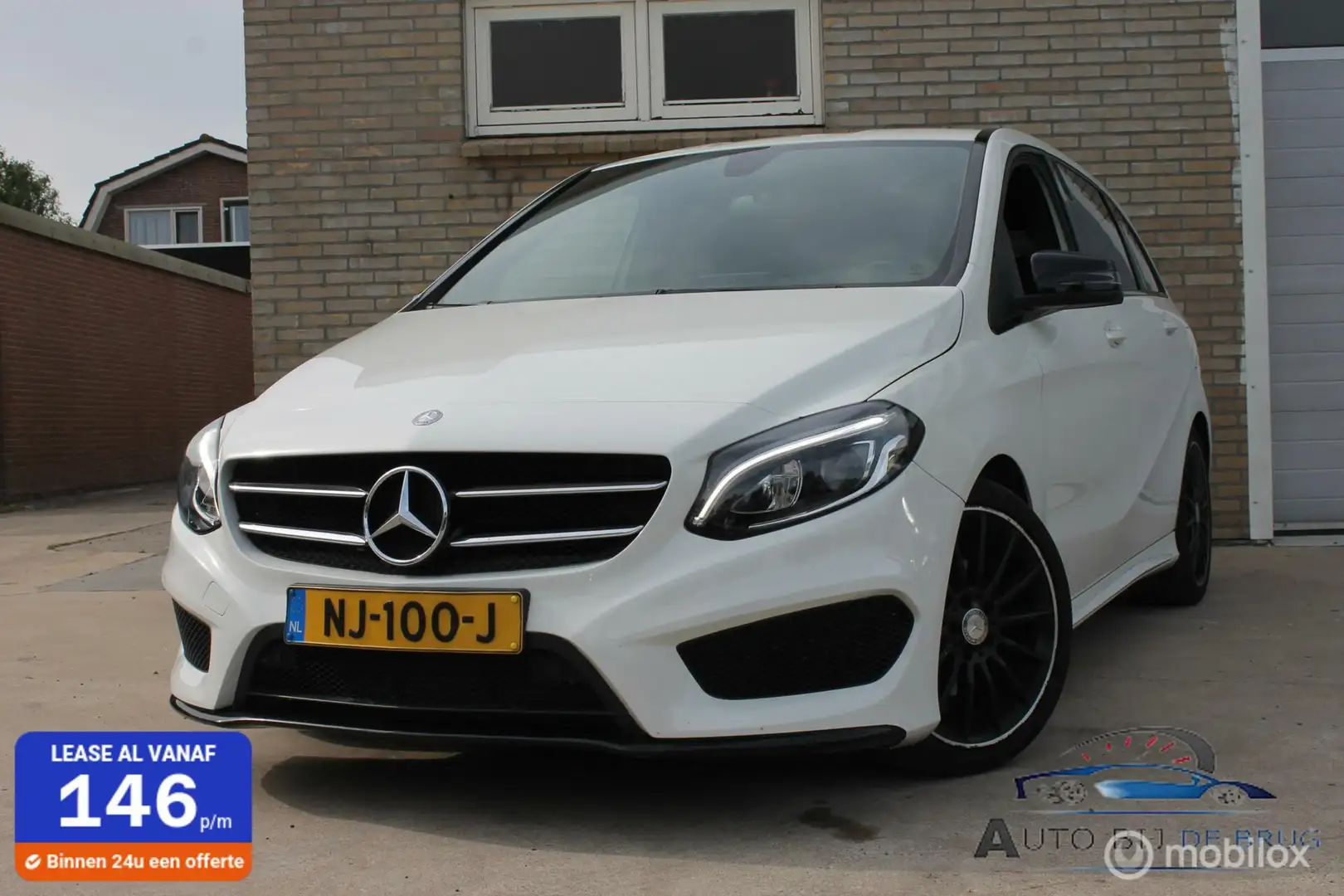 Mercedes-Benz B 160 Business NAP AMG pakket alcantara Leer Alb - 1