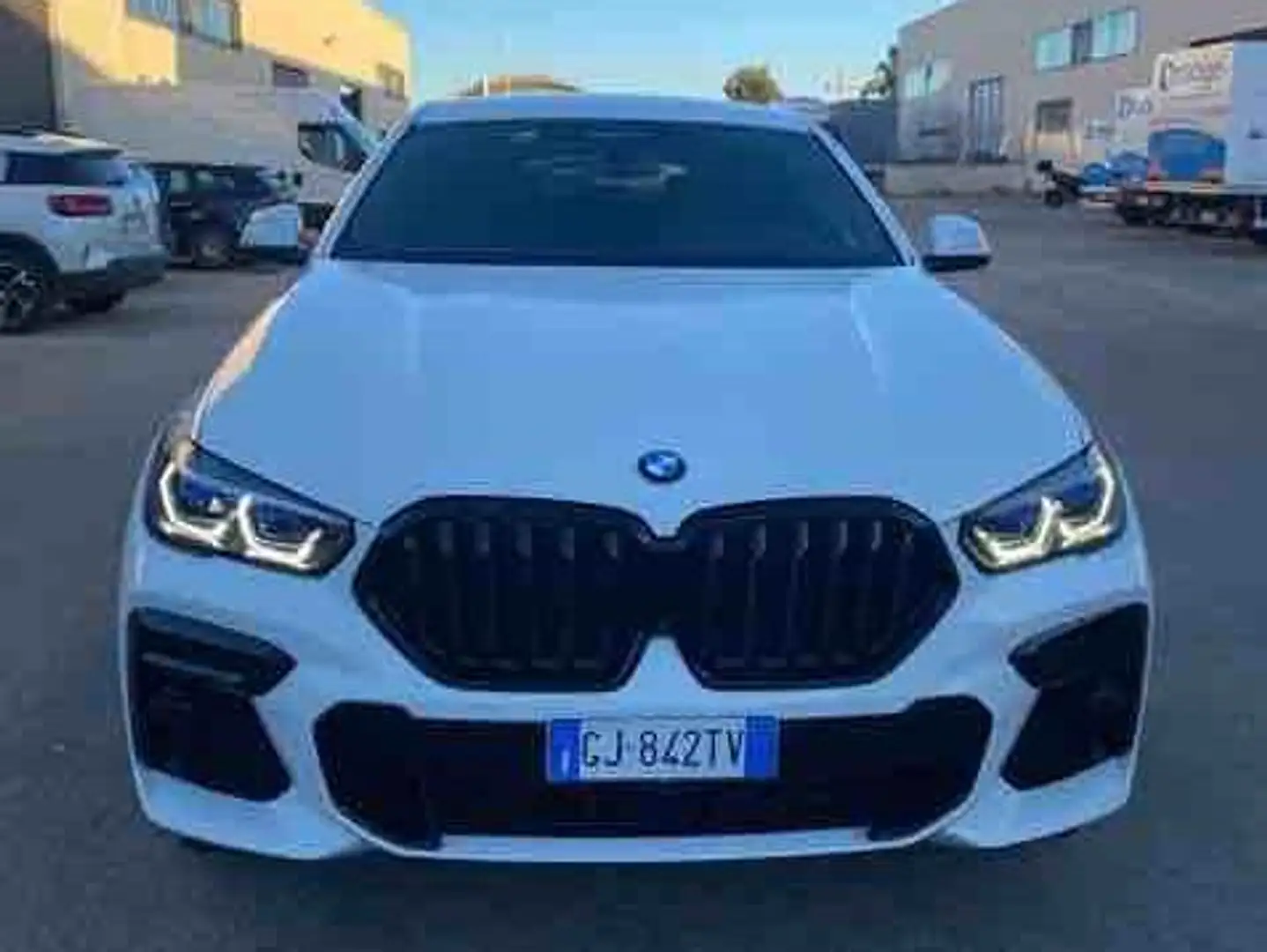 BMW X6 X6 G06 xdrive40d mhev 48V Msport auto Weiß - 1