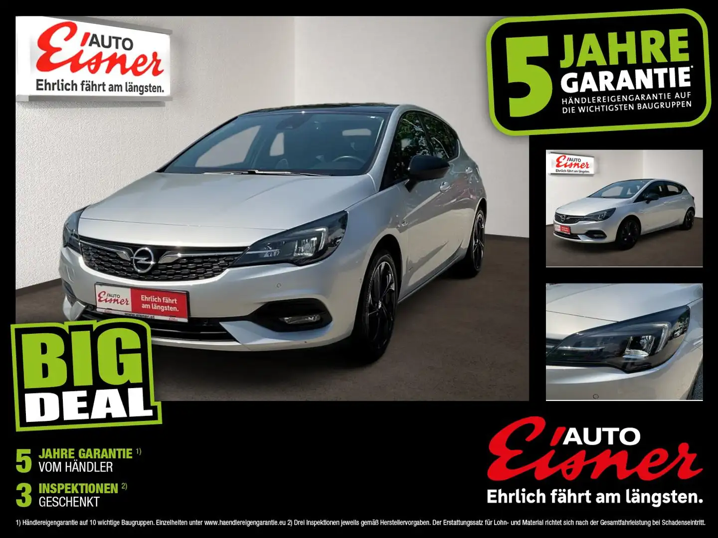 Opel Astra K 1.2 Turbo ( Design & Tech 2xKlima Kam. Silber - 1