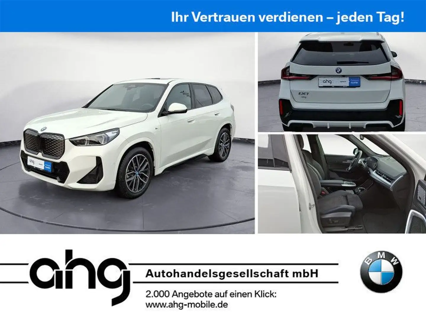 BMW iX1 eDrive20 Panorama Head-Up Adaptives Fahrwerk Weiß - 1