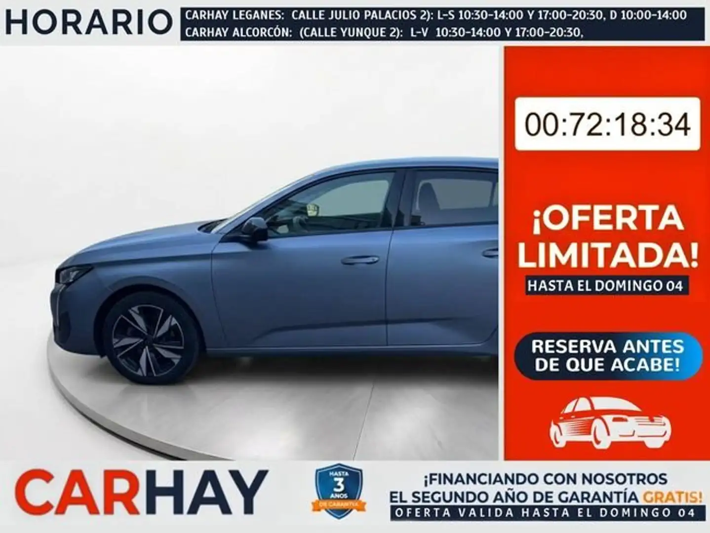 Peugeot 308 1.5 BlueHDi S&S Allure Pack 130 Gris - 1