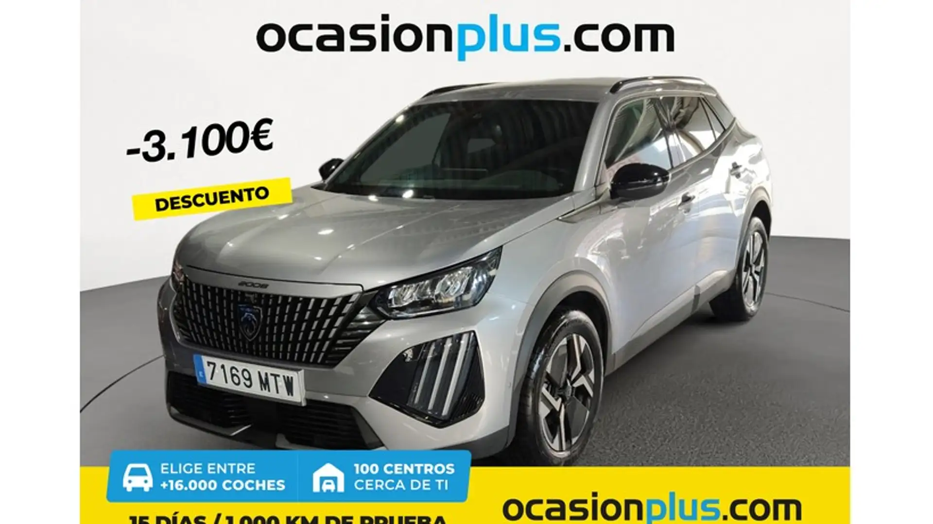 Peugeot 2008 1.2 PureTech S&S Allure 100 Grau - 1