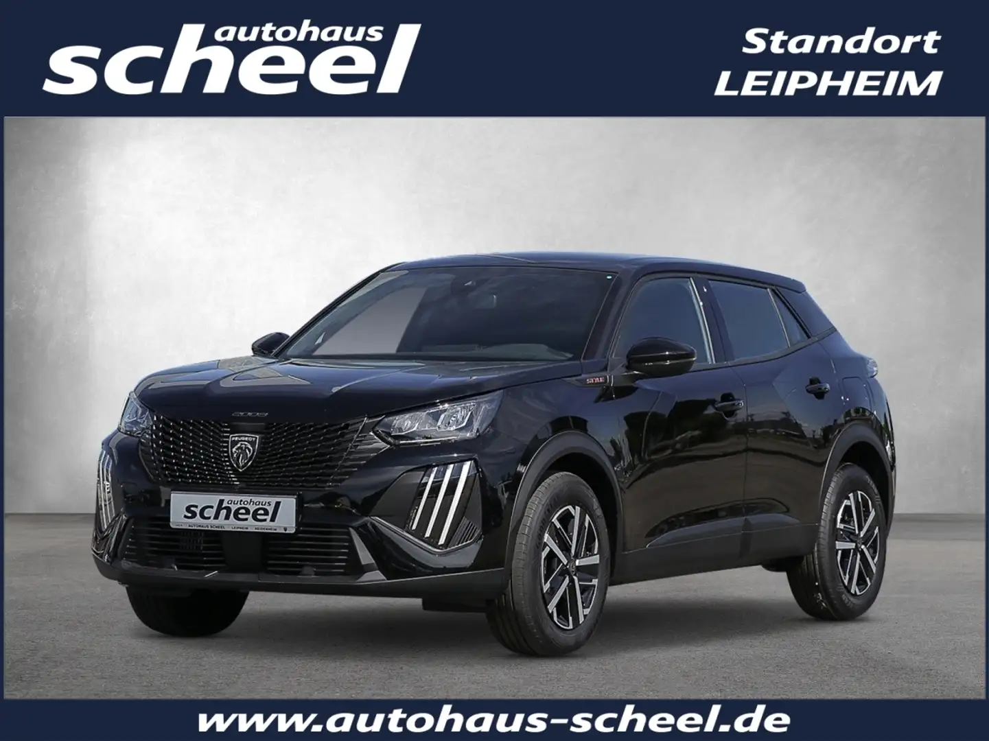 Peugeot 2008 1.2 145 Style 1e SpurH LED AkustikGlas PDC Noir - 1