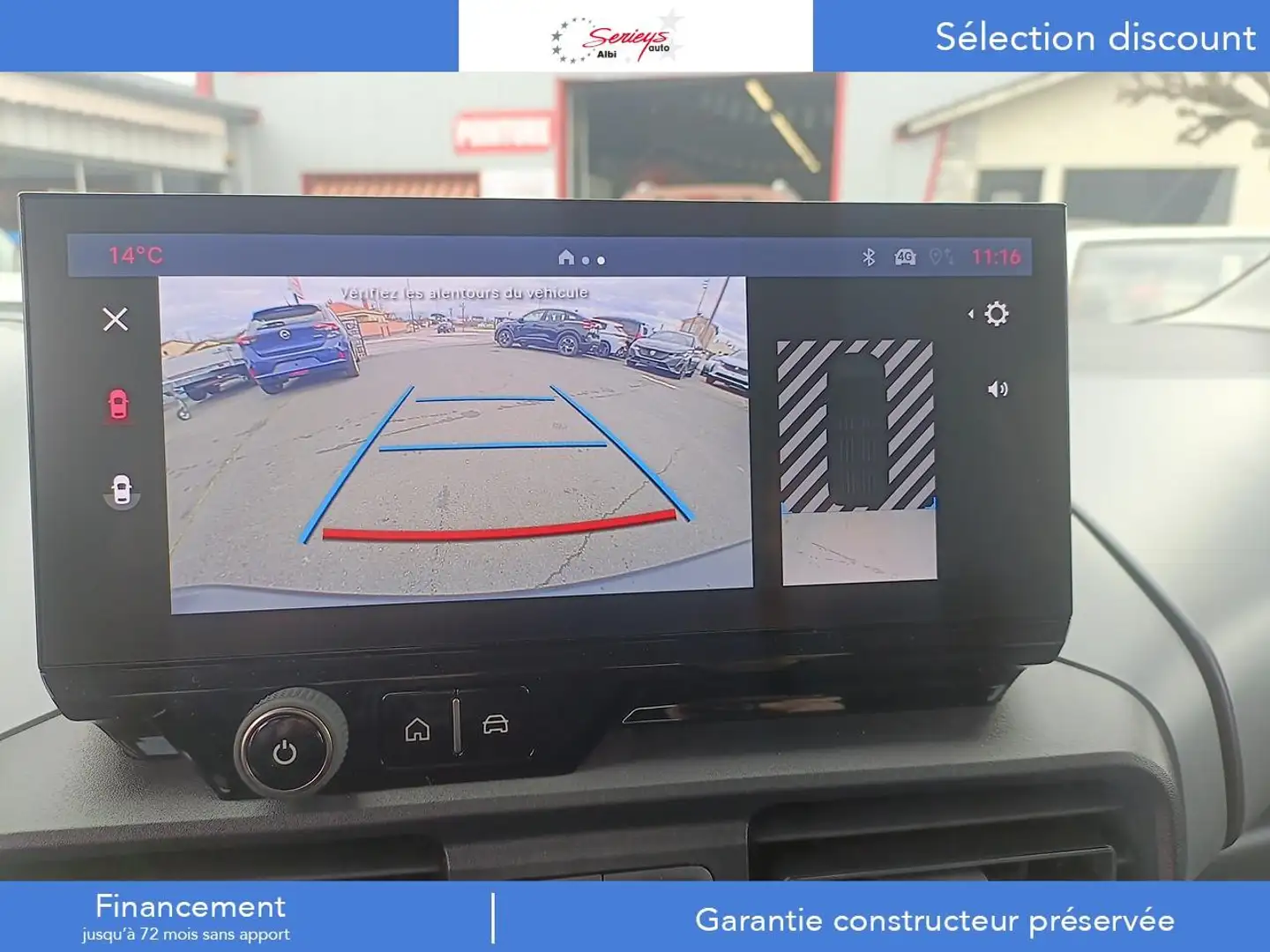 Fiat Doblo BlueHDi 130 BVM6 CAMERA AR+RADAR AV+AR GRIP CONTROL SIEGES AV CHAUFFANT Blanc - 2