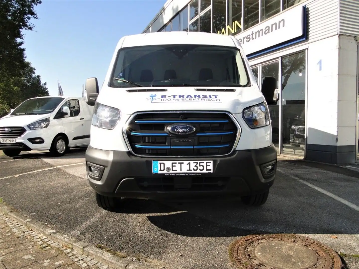 Ford e-Transit 390 L2H2 Lkw HA Trend Bianco - 2