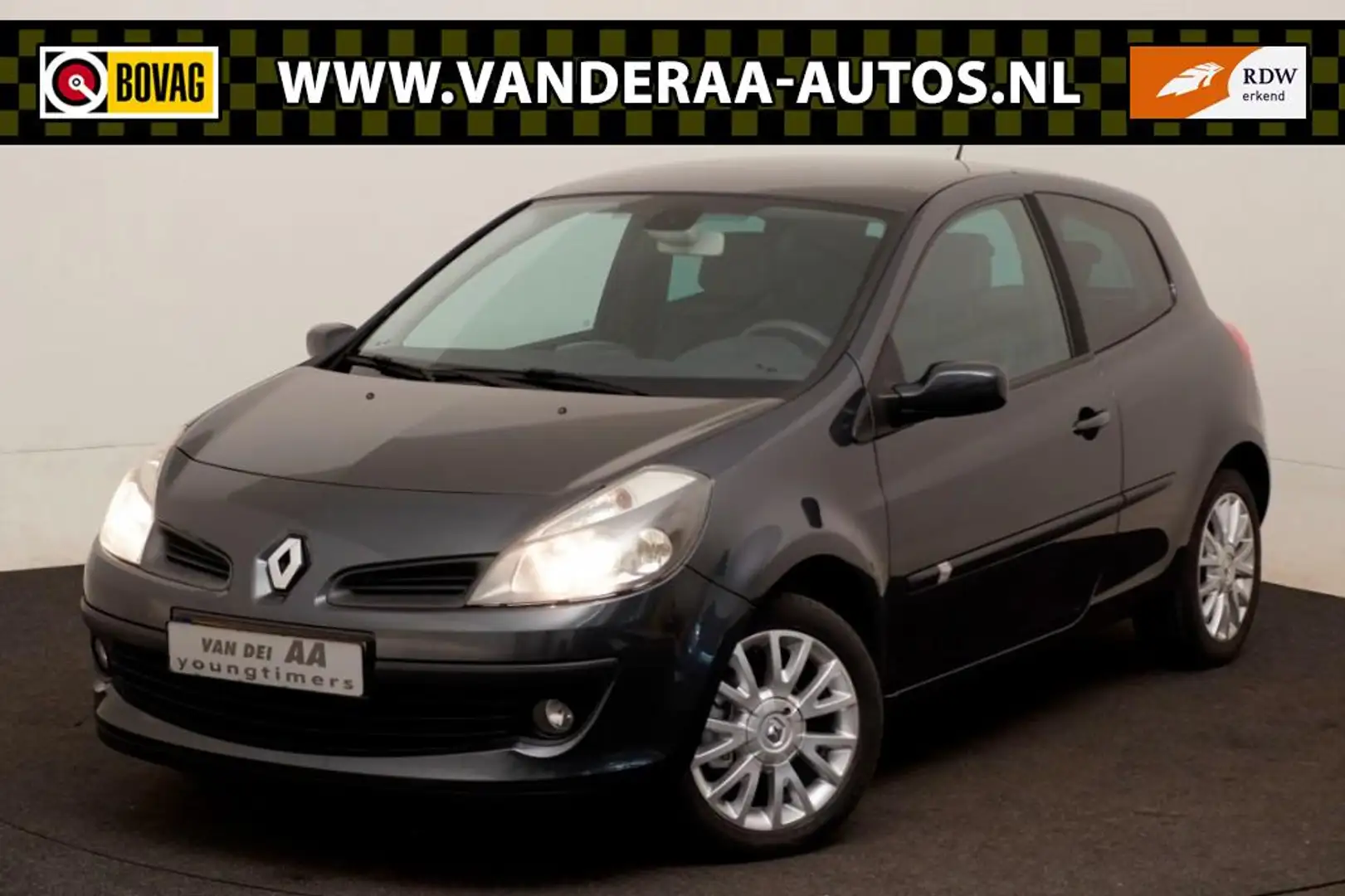 Renault Clio 1.2 TCE  Hb DYNAMIQUE S Topstaat!!Youngtimer! Сірий - 1